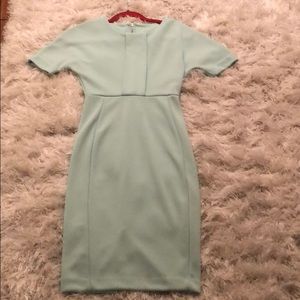 H&M BABYBLUE MIDI DRESS